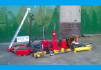 Moving troleys, capacity 3-96t, hydraulics jacks, hydraulic cylinders